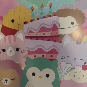 Adorable Squishmallow Party Decoration Set